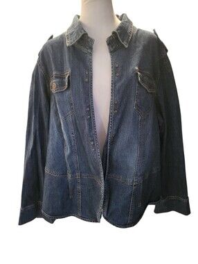 Venezia Plus Denim Jacket Blue sz 18/20